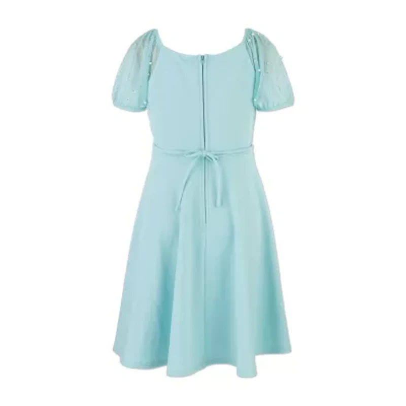 Speechless Big Kid Girls Short Sleeve A-Line Dress