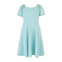Speechless Big Kid Girls Short Sleeve A-Line Dress