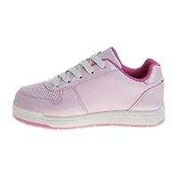 Girls Round Closed Toe Slip-On Shoe