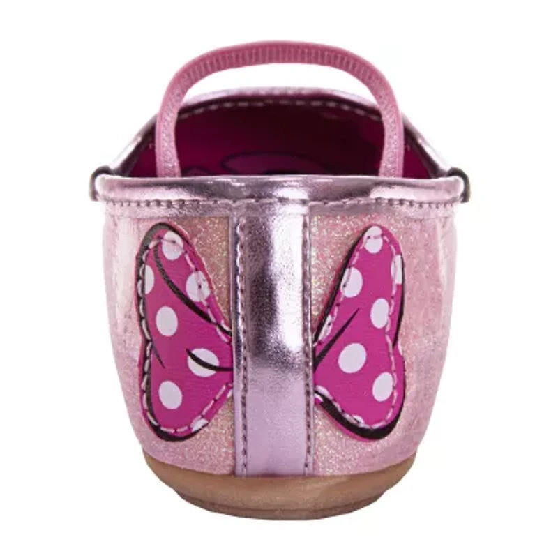 Disney Minnie Mouse Toddler Girls Ballet Flats