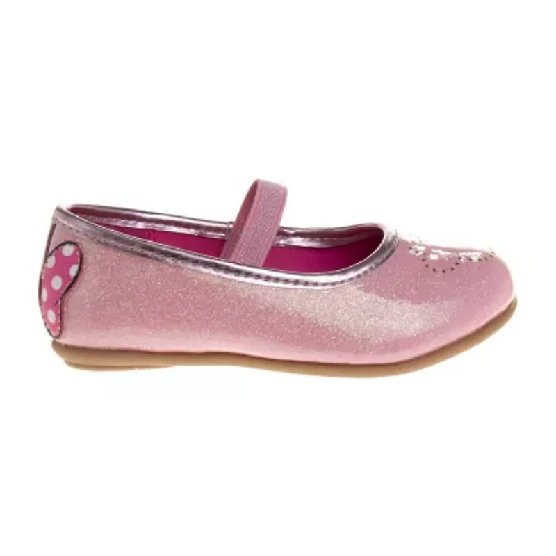 Disney Minnie Mouse Toddler Girls Ballet Flats