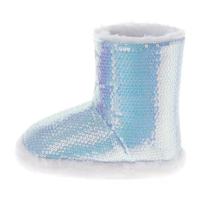 Josmo Toddler Girls Frozen Insulated Flat Heel Snow Boots