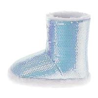 Josmo Toddler Girls Frozen Insulated Flat Heel Snow Boots