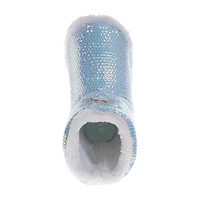 Josmo Toddler Girls Frozen Insulated Flat Heel Snow Boots