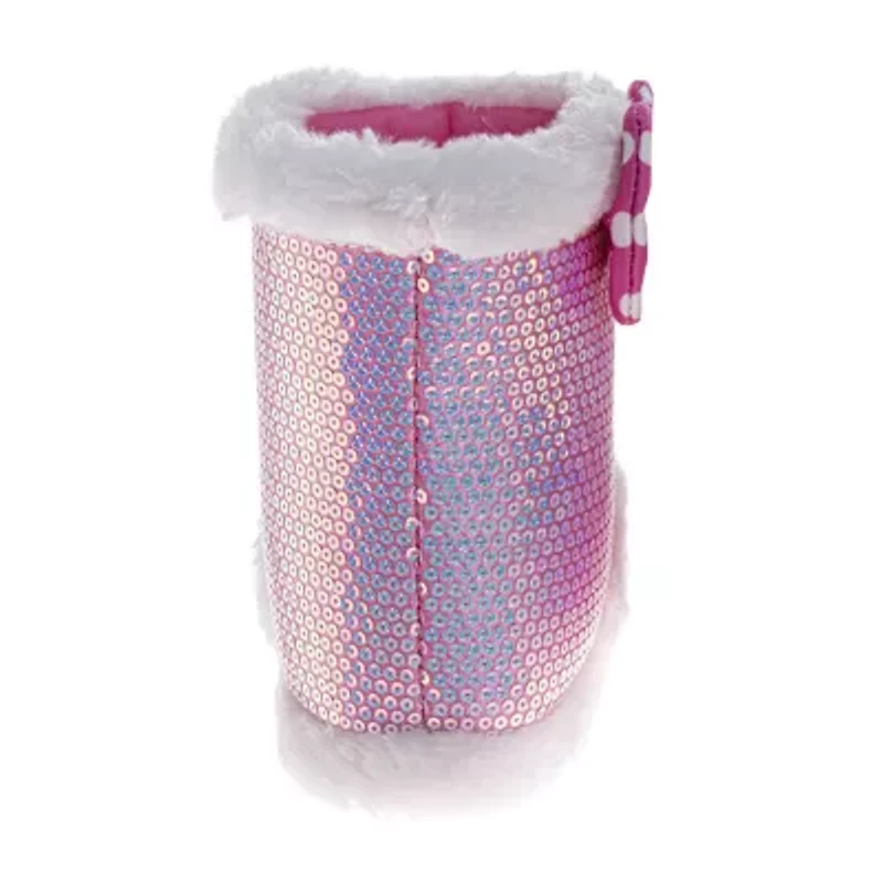 Josmo Toddler Girls Minnie Mouse Insulated Flat Heel Snow Boots