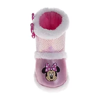 Josmo Toddler Girls Minnie Mouse Insulated Flat Heel Snow Boots