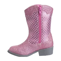 Josmo Toddler Girls Minnie Mouse Flat Heel Cowboy Boots