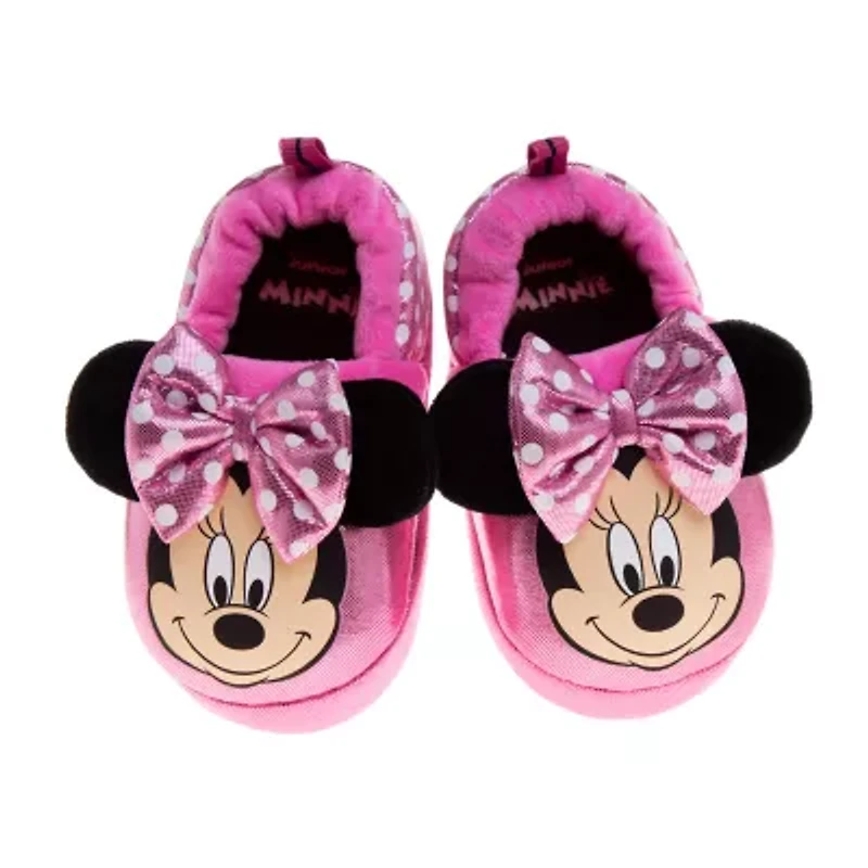 Josmo Toddler Girls Minnie Mouse Slip-On Slippers