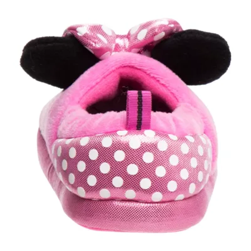 Josmo Toddler Girls Minnie Mouse Slip-On Slippers