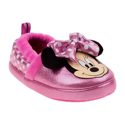 Josmo Toddler Girls Minnie Mouse Slip-On Slippers