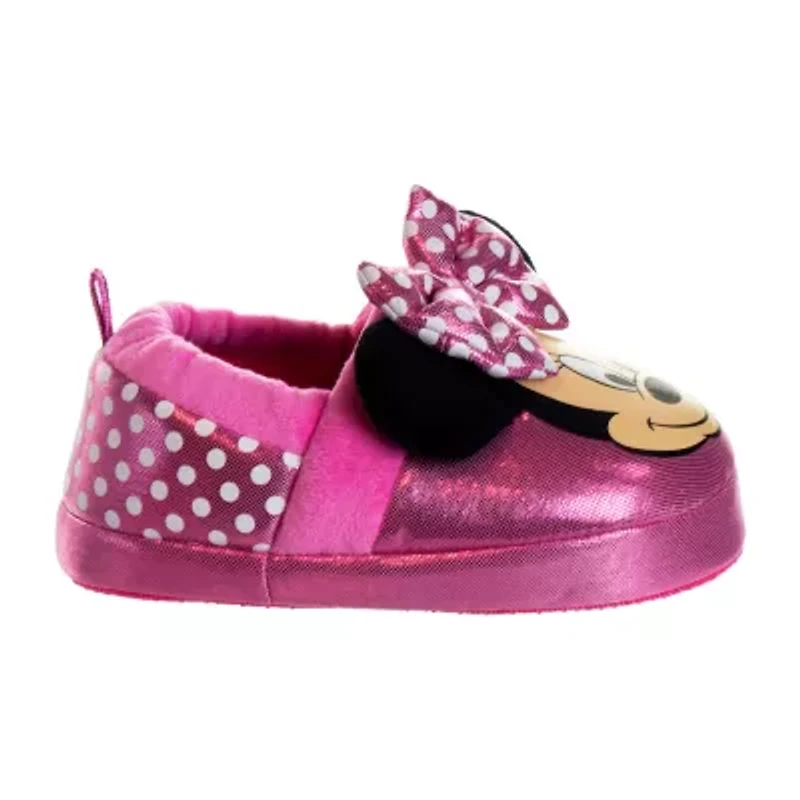 Josmo Toddler Girls Minnie Mouse Slip-On Slippers