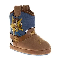 Josmo Pixar Toy Story Boys Woody Bootie Slippers