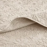 Madison Park Mansfield Antimicrobial Treated Reversible Quilt Set