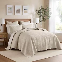 Madison Park Mansfield Oversized Antimicrobial Treated 3pc Bedspread Set