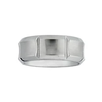 Mens 8MM Cobalt Wedding Band