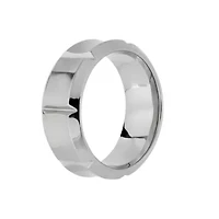 Mens 8MM Cobalt Wedding Band