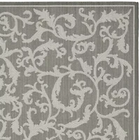 Safavieh Courtyard Collection Horatio Floral Indoor/Outdoor Area Rug