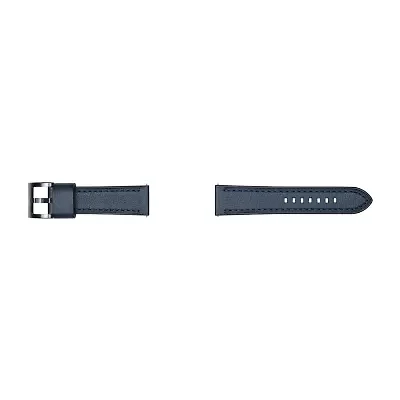 Samsung Galaxy 46mm Compatible Mens Blue Leather Watch Band Gp-R765breeaac