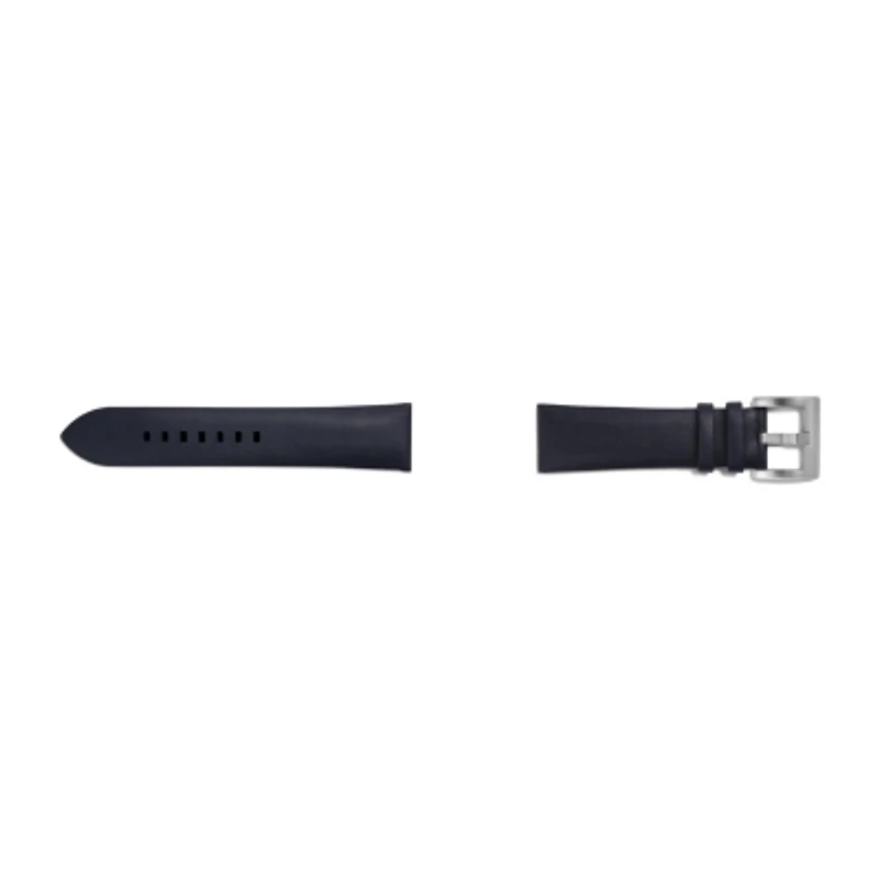 Samsung Galaxy 46mm Compatible Mens Blue Leather Watch Band Gp-R770breeaaa