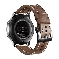 Samsung Galaxy 46mm Compatible Mens Brown Leather Watch Band Gp-R765breeeab