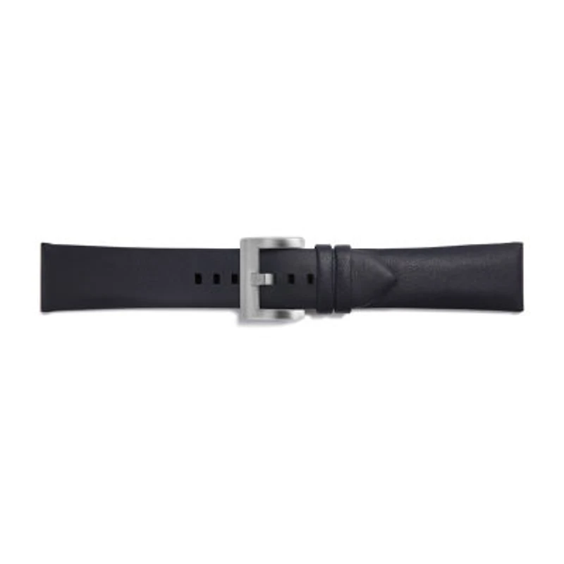 Samsung Galaxy 46mm Compatible Mens Blue Leather Watch Band Gp-R770breeaaa