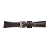 Samsung Galaxy 46 Mm Compatible Mens Brown Leather Watch Band Gp-R770breebad