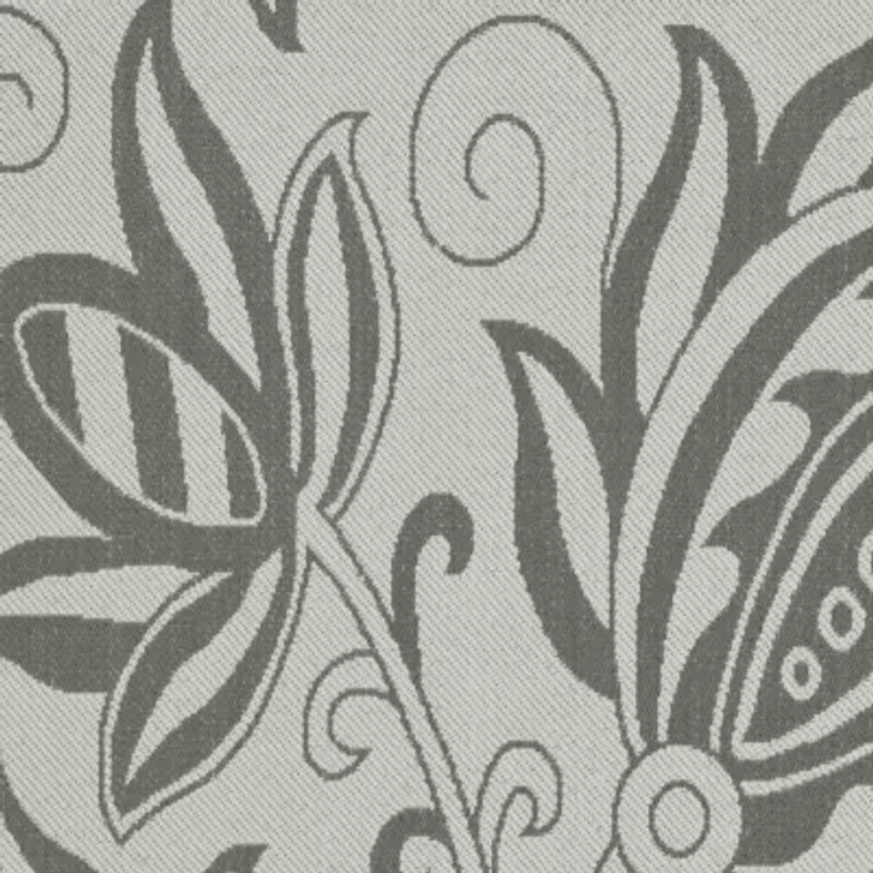 Safavieh Courtyard Collection Tarek Floral Indoor/Outdoor Square Area Rug