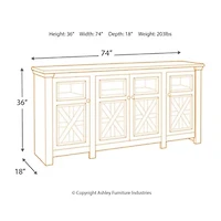 Signature Design by Ashley® Roanoke TV Stand