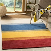 Safavieh Himalaya Collection Ilarion Striped Square Area Rug