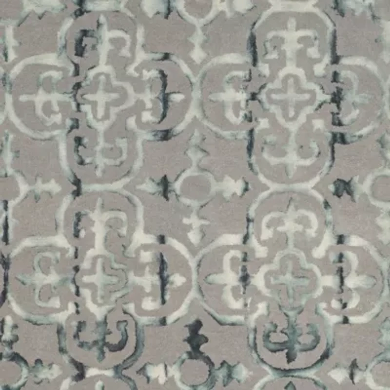 Safavieh Dip Dye Collection Danny Floral Round Area Rug