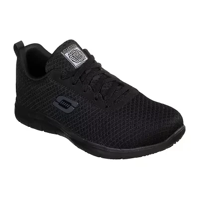 Skechers Bronaugh Womens Round Closed Toe Work Shoes