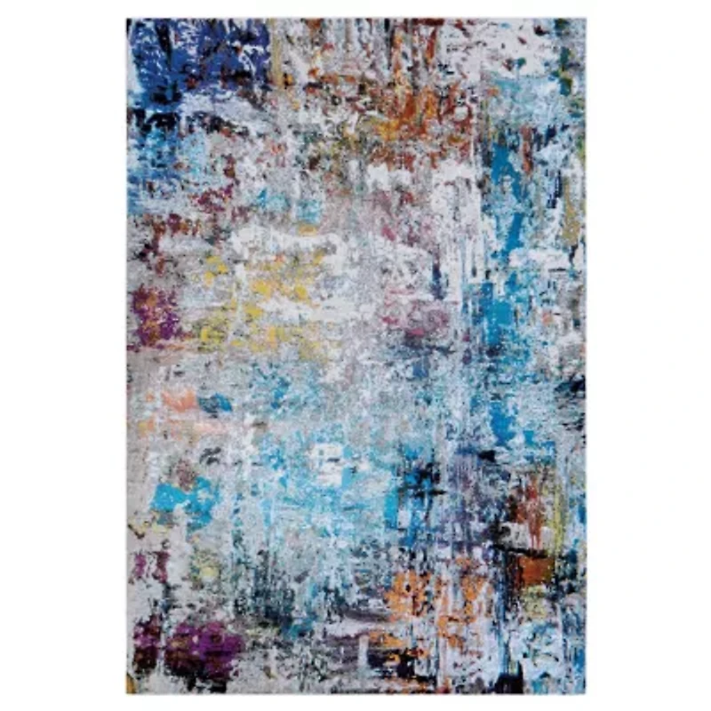 Couristan Gypsy Aquarelle Abstract Indoor Rectangular Accent Rug