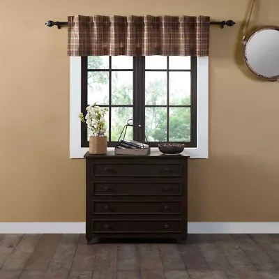 Crosswoods Rod Pocket Tailored Valance