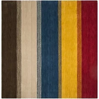 Safavieh Himalaya Collection Ilarion Striped Square Area Rug