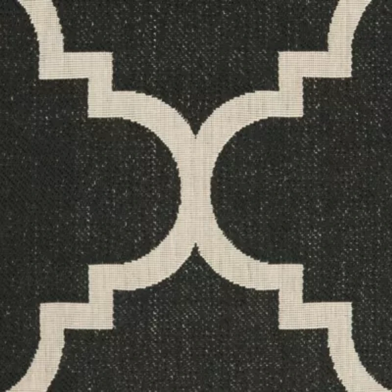 Safavieh Courtyard Collection Gina Geometric Indoor/Outdoor Square Area Rug