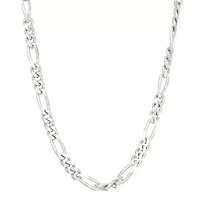 Unisex Adult Sterling Silver 18 Inch Link Necklace