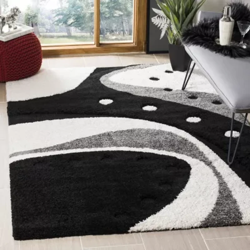 Safavieh Shag Collection Oslo Geometric Area Rug