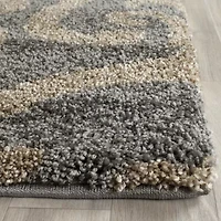 Safavieh Shag Collection Rosheen Damask Square Area Rug