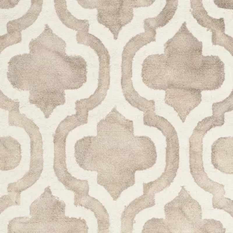 Safavieh Dip Dye Collection Elfrida Geometric Round Area Rug
