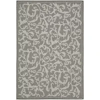 Safavieh Courtyard Collection Horatio Floral Indoor/Outdoor Area Rug