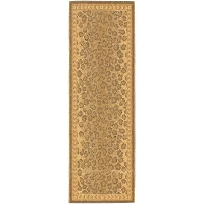 Safavieh Courtyard Collection Daithi Animal Indoor/Outdoor Runner Rug