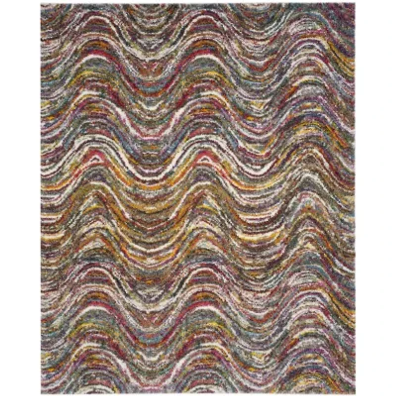 Safavieh Rachel Chevron Shag Rectangular Rugs