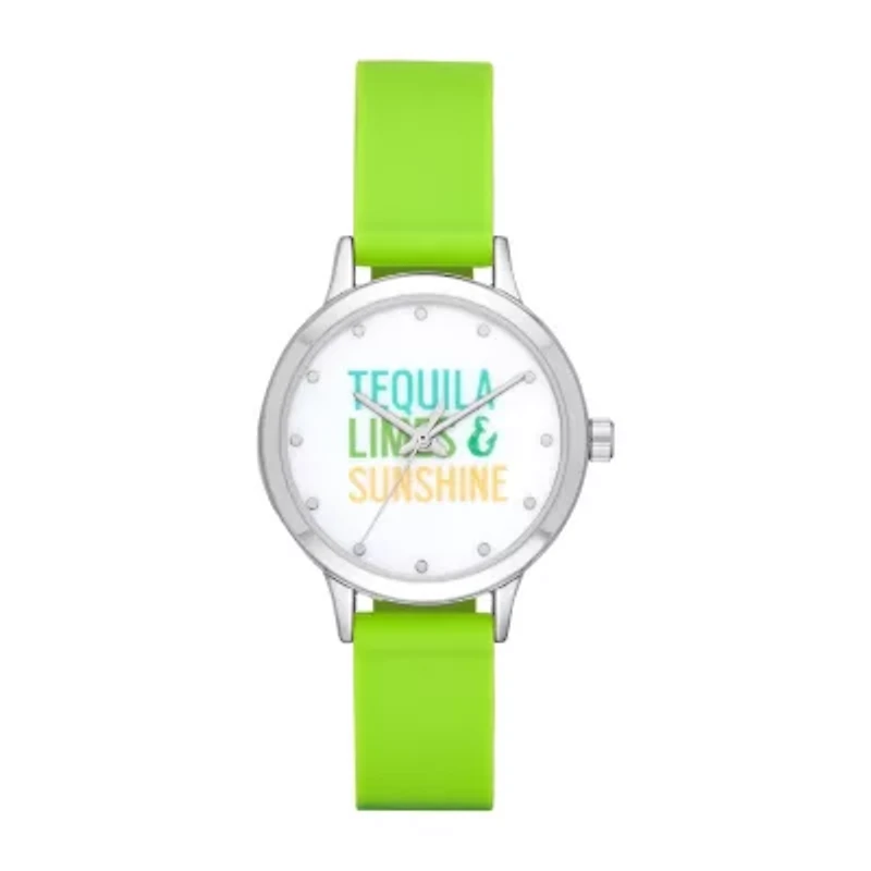 Womens Green Strap Watch Fmdbp001f