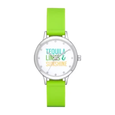 Womens Green Strap Watch Fmdbp001f