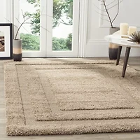 Safavieh Shag Collection Smith Solid Square Area Rug