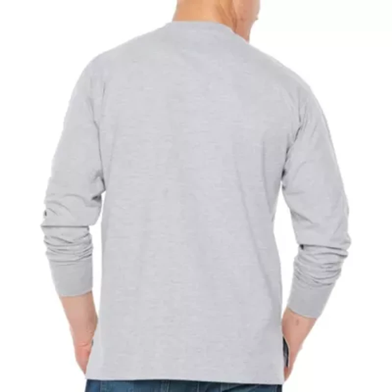 Smiths Workwear Mens Crew Neck Long Sleeve T-Shirt