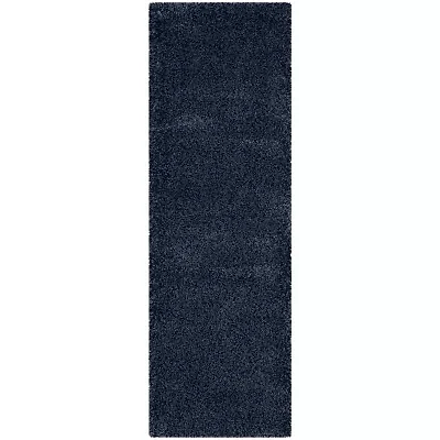 Safavieh Santa Monica Shag Collection Ainsley Solid Runner Rug
