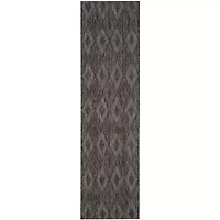 Safavieh Courtyard Collection Elisa Geometric Indoor/Outdoor Runner Rug