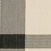 Safavieh Courtyard Collection Cori Plaid Indoor/Outdoor Square Area Rug