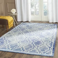 Safavieh Dip Dye Collection Jalen Geometric Square Area Rug
